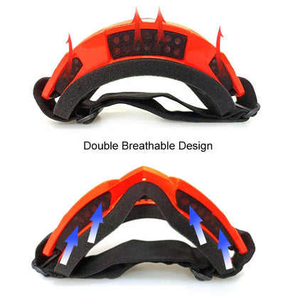 Winter Skiing Goggles: Windproof Cycling & Motorcycle Eyewear - Anti-Fog Snowboard Glasses for Skiing & Snowboarding