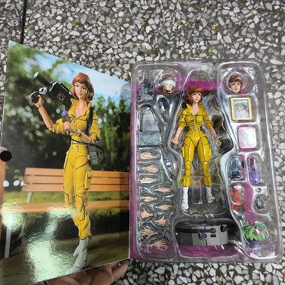 NECA Version 2.0 Female Reporter Action Figure — Yellow Clothes Collectible GK Statue Model Toy, Christmas Gift