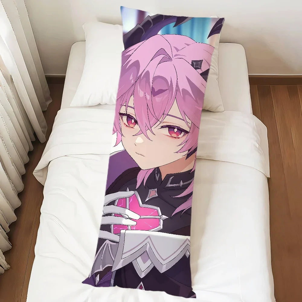 Genshin Impact Durin Lumbar Pillow Cover - Extra Long Throw Cushion Case for Sofa, Bed & Car