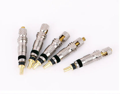 Deemount 2-in-1 Presta Valve Caps & Core Tool — CNC Alloy Lightweight Bicycle Valve Nipple (10/4/2PCS)