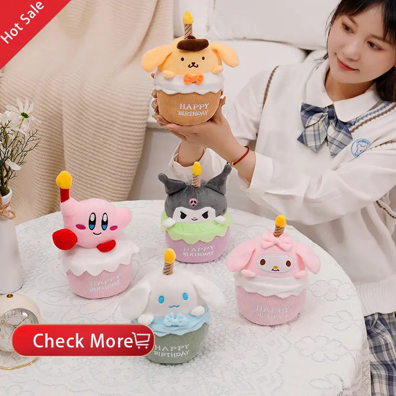 30/50cm Pokémon Snorlax Plush Toy — Soft Anime Stuffed Doll, Cartoon Monster Elf, Birthday Gift for Girls