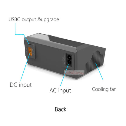 NEW ToolkitRC M6DAC Dual Channel Smart LiPo Battery Charger – 200W AC, 350W DC, 15A for 1-6S LiHV with 65W PD