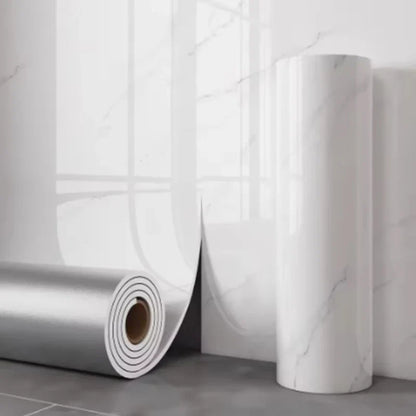 Marble Foam Wall Tile Sticker - Waterproof Self-Adhesive Wallpaper for Bedroom, Living Room & Bathroom