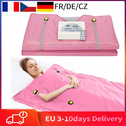 Professional Slimming Far-Infrared Sauna Blanket – Waterproof Weight Loss & Heating Therapy for Home Spa
