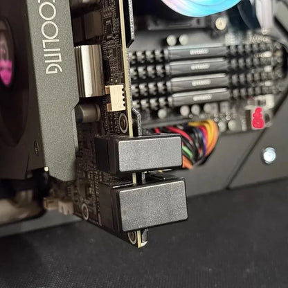 180° Rotating PCIe GPU Power Adapter Connector 6Pin/8Pin LDPCSJ Graphics Card PSU Elbow Steering Cable Adapter