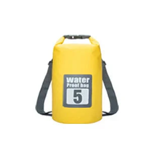 Outdoor PVC Waterproof Dry Bag – 5L/10L/15L/20L/30L Storage Sack for Canoe, Kayak, Rafting, Swimming & Travel