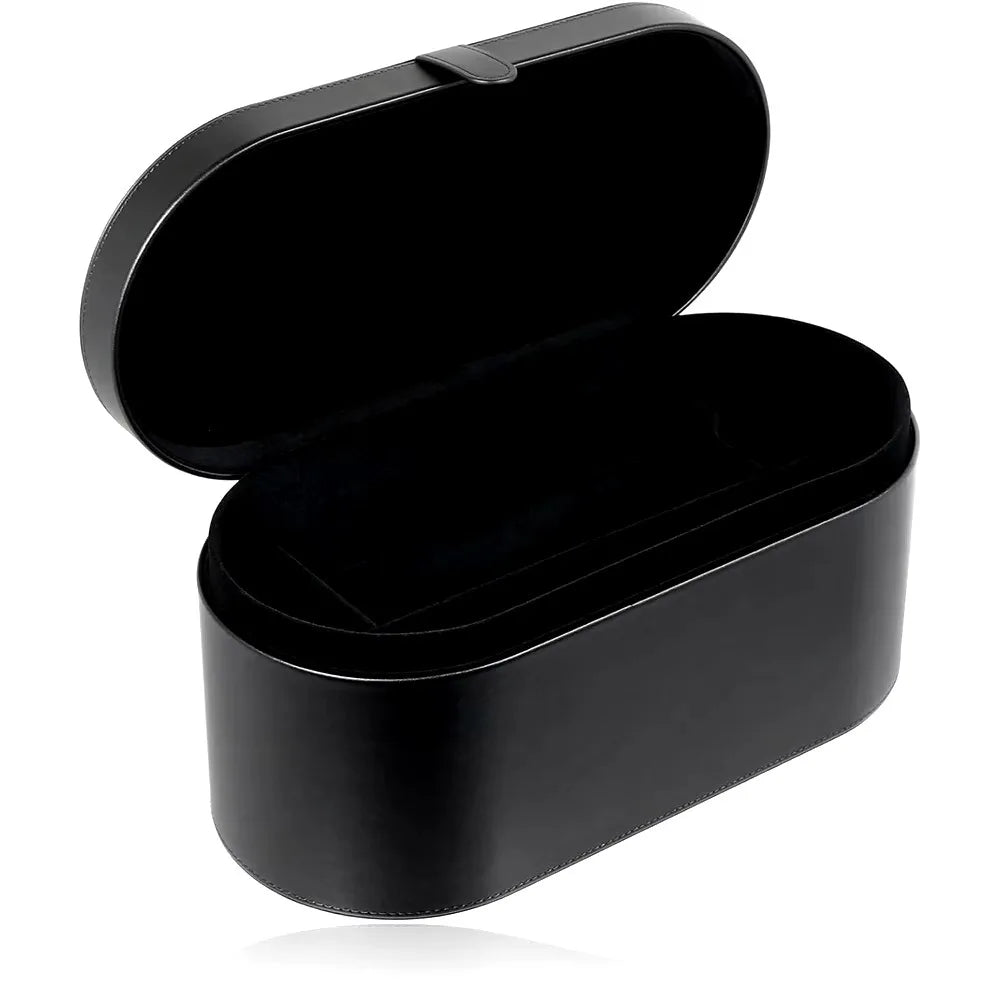 Portable PU Hair Dryer Storage Case – Large Capacity Dustproof Bag for Curling Tools & Accessories
