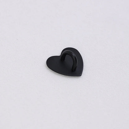 Kawaii Metal Heart Phone Charm — Adhesive Holder, Finger Ring Stand, Case Hook & Buckle Accessory with String