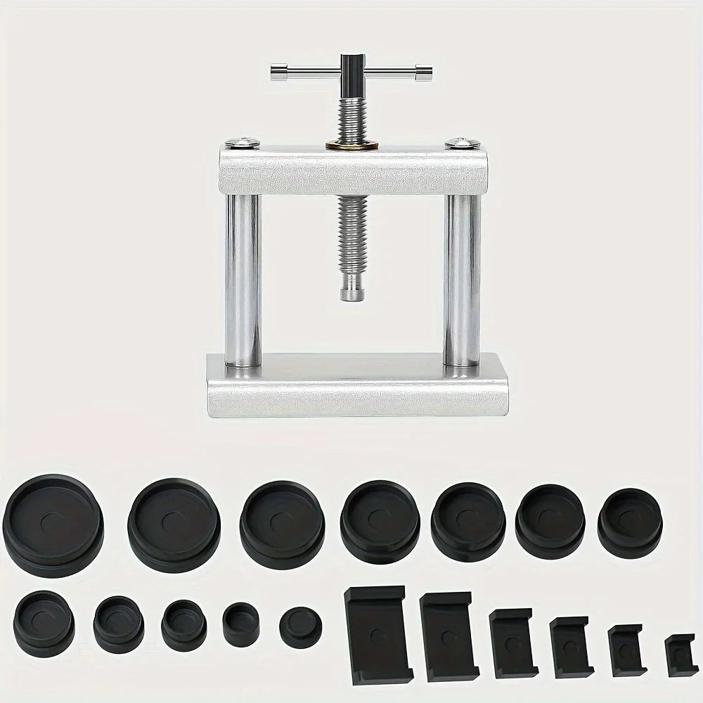 12/18pcs Professional Watch Repair Tool Set – Metal Back Cover Closer Kit for Watchmaker Maintenance