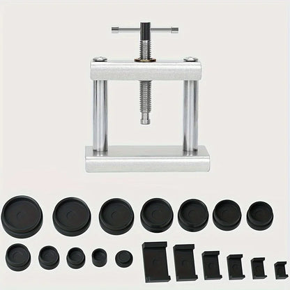 12/18pcs Professional Watch Repair Tool Set – Metal Back Cover Closer Kit for Watchmaker Maintenance
