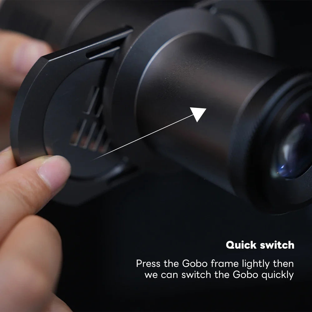 Mini Snoot Projection Attachment – Compatible with Zhiyun, Ulanzi, & Godox Mounts