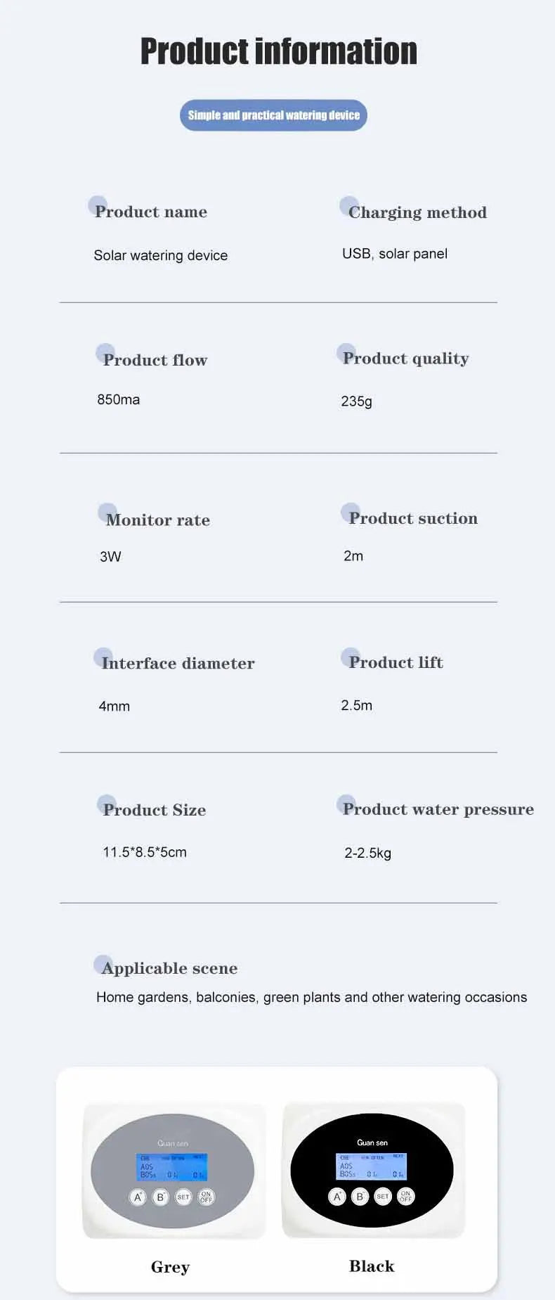 Solar Double Pump Automatic Drip Irrigation System – Smart Watering Timer for Garden & Potted Plants