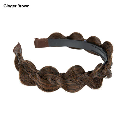 SARLA Synthetic Bohemian Braided Headband – Butterfly Plaited Hairpiece for Women