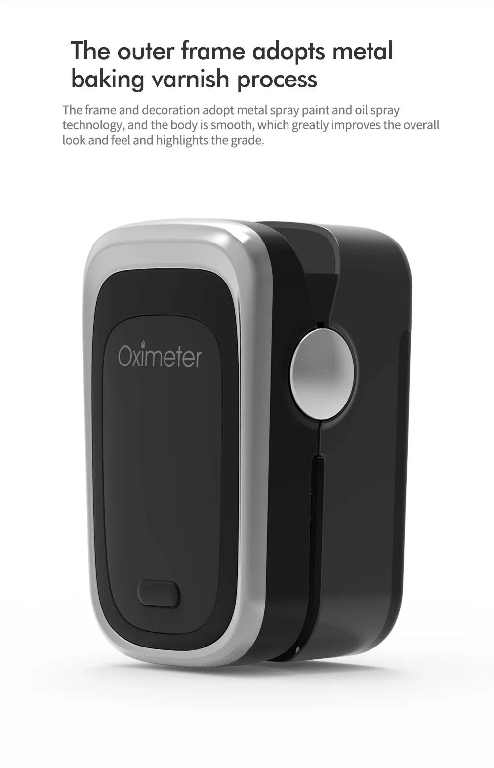 KIUZOU Finger Pulse Oximeter – SPO2, PR, PI, RR Blood Oxygen Monitor with OLED Display