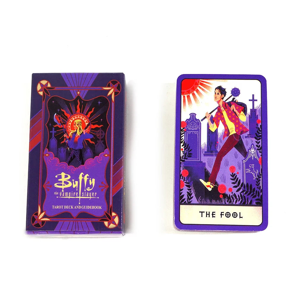 Buffy the Vampire Slayer Tarot Deck – 78 Illustrated Cards for Fortune Telling, Divination & Collectible Game Fans