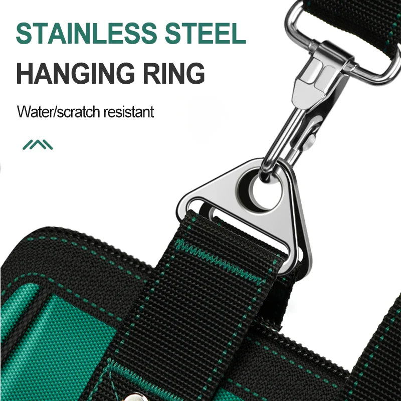 23-inch Large Capacity Waterproof Tool Bag – Thickened 1680D Oxford Electrician Storage