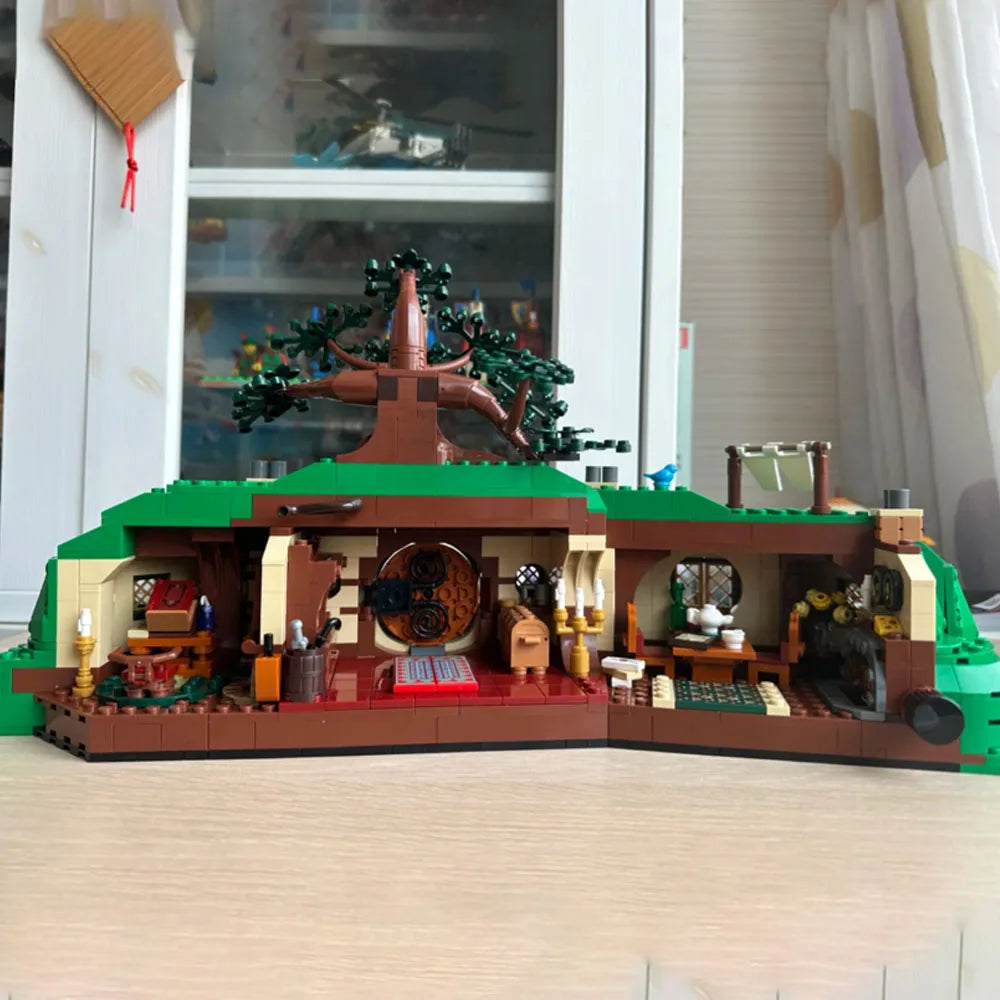 2025 New 2017PCS MOC 10354 The Rings: The Shire — Modular Castle Building Blocks DIY Creative Toy for Kids Gift