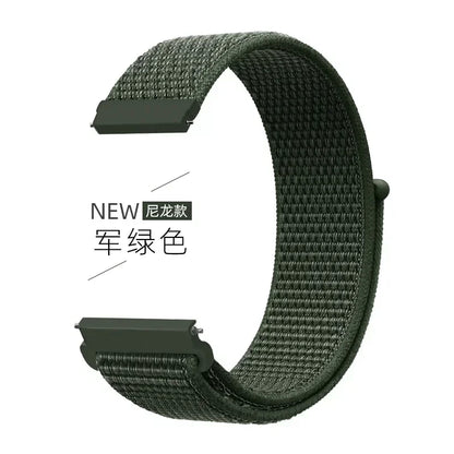 Nylon Loop Replacement Strap for NORTH EDGE APACHE-46 Smartwatch – Sport Bracelet Watchband Correa Replacement Band for APACHE 46