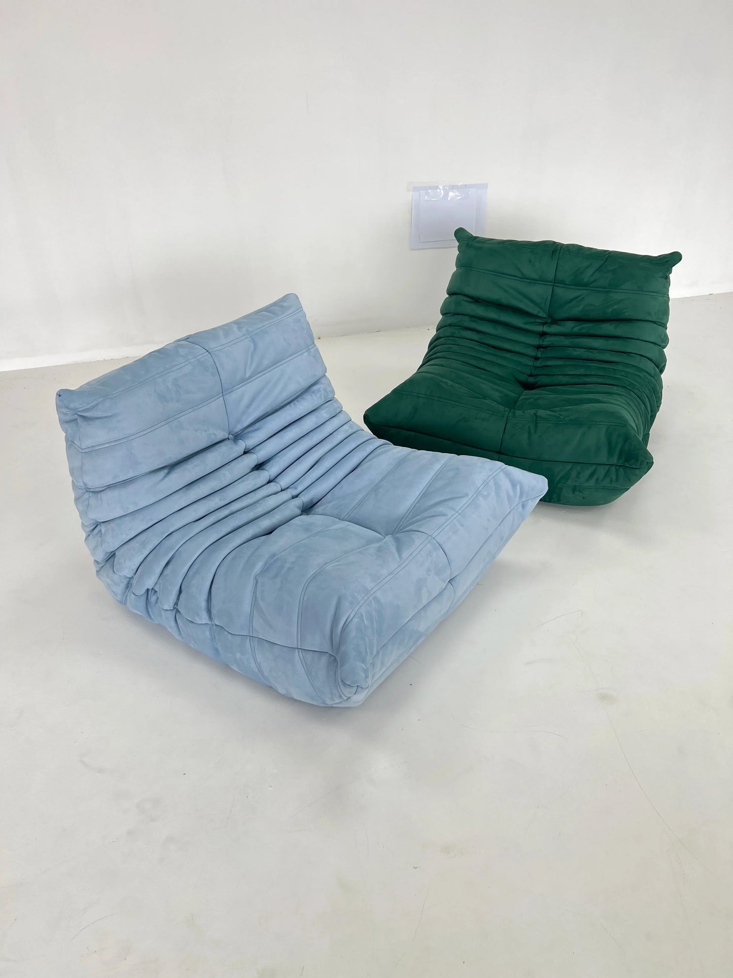 Caterpillar Togo Single Sofa – Tatami-Style Leisure Chair for Living Room or Bedroom, Reading & Relaxing Seat