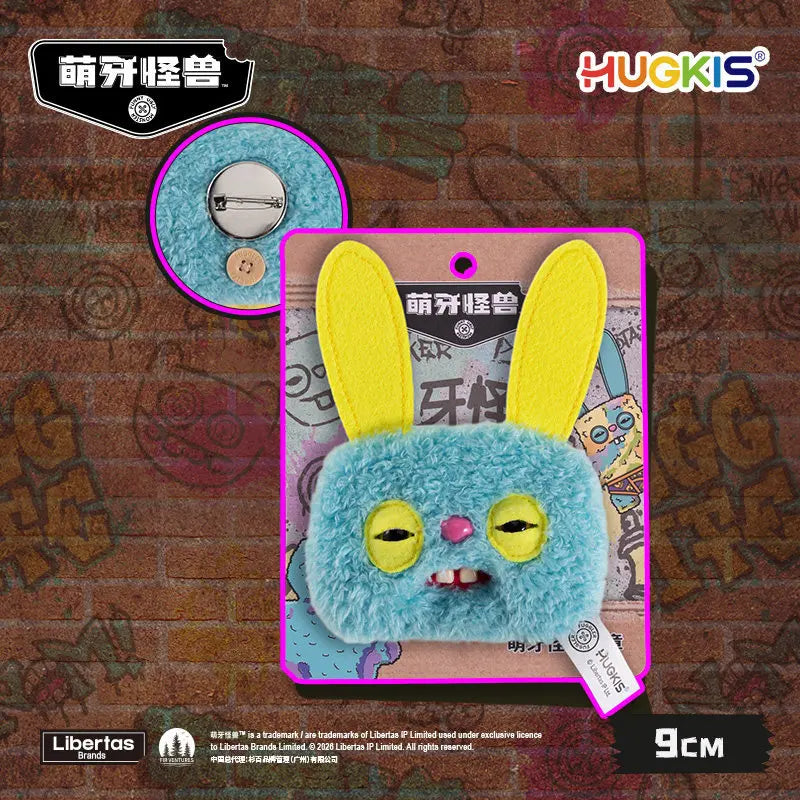 Hugkis Fuggler Plush Monster Toy - Funny Ugly Rabbit Stuffed Doll Pendant Gift
