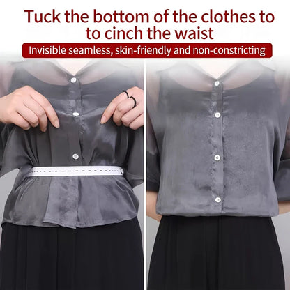 Adjustable Invisible Shirt Tuck Tool Band – Elastic Crop Tuck Waistband for T-Shirts, Blouses & Sweaters