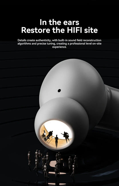 mzymi A98 TWS True Wireless Earbuds | ENC Noise-Reducing Waterproof Sport Headphones