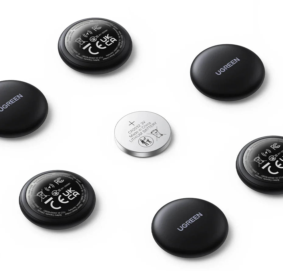 UGREEN SmartTrack Link — Security Smart Tag Bluetooth GPS Tracker for Apple Find My, Earbuds, Luggage MFi Finder iOS