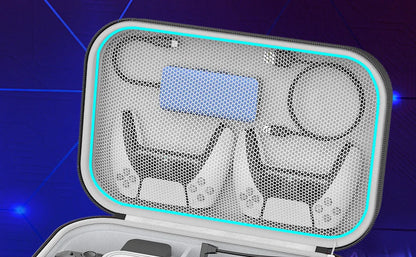 Steam Deck Carrying Case - Large Capacity Portable Storage for Console & Accessories with Built-in Protection