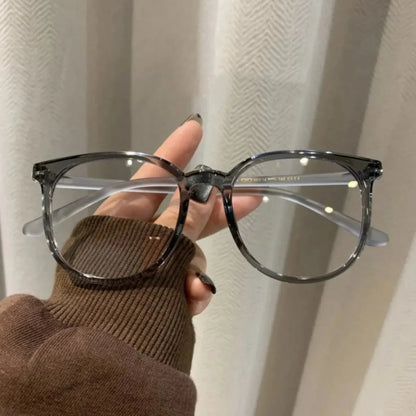Transparent Round & Square Blue Light Blocking Glasses for Men & Women – Anti-Glare Computer Eyewear
