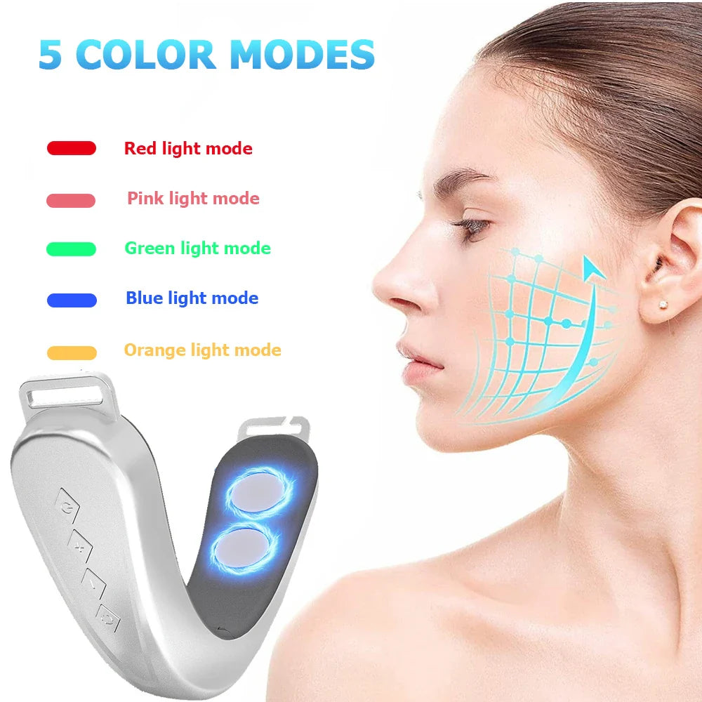 Electric Face Massager Set – 5 Modes, 12 Intensity Levels for Daily Facial Care