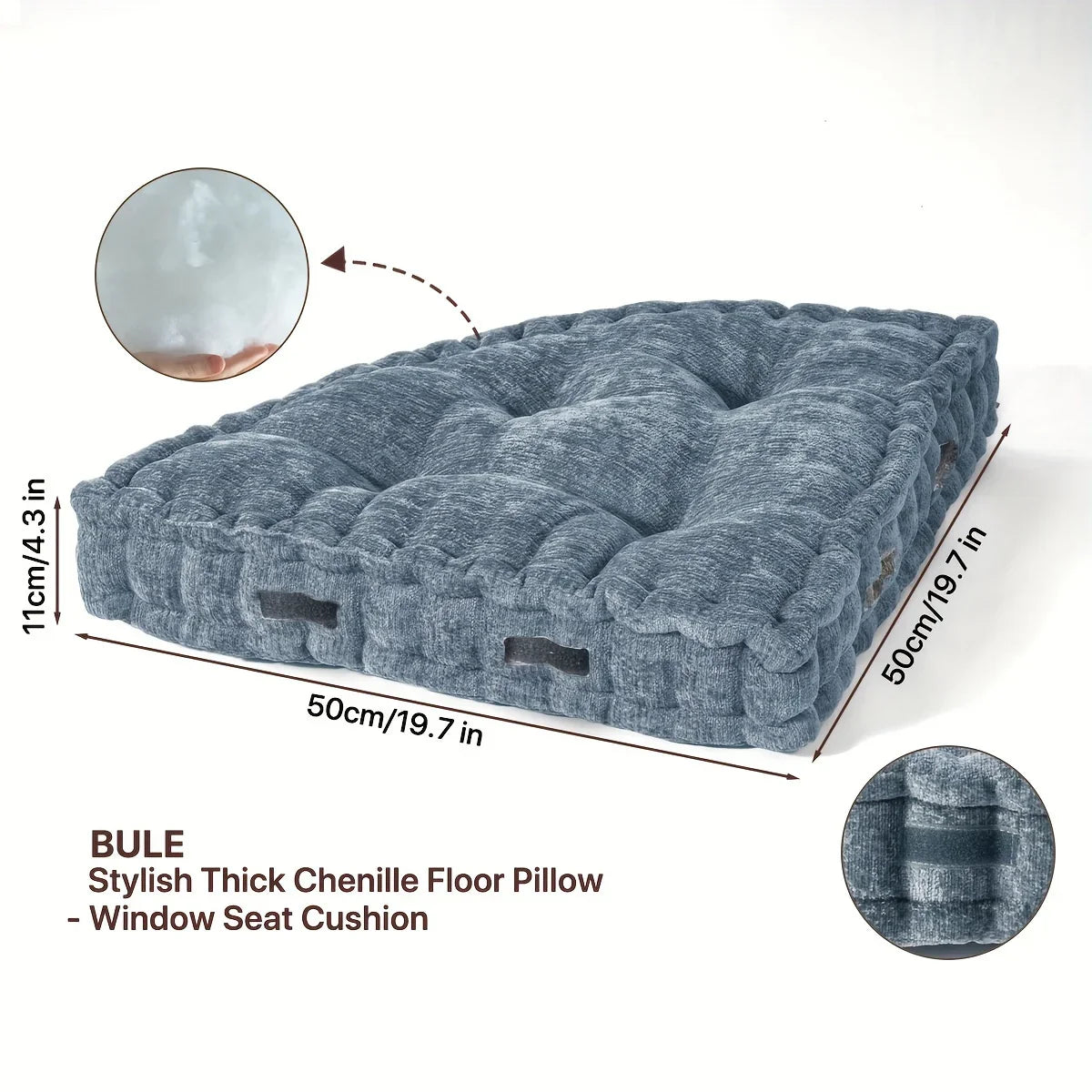 1-Count Triangular Reading Cushion – Comfortable Pillow for Chair, Floor, Sofa & Outdoor Use