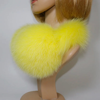 Real Fox & Raccoon Fur Earmuffs – Warm Winter Ear Warmer for Women and Girls, Plush Genuine Fur Accessory