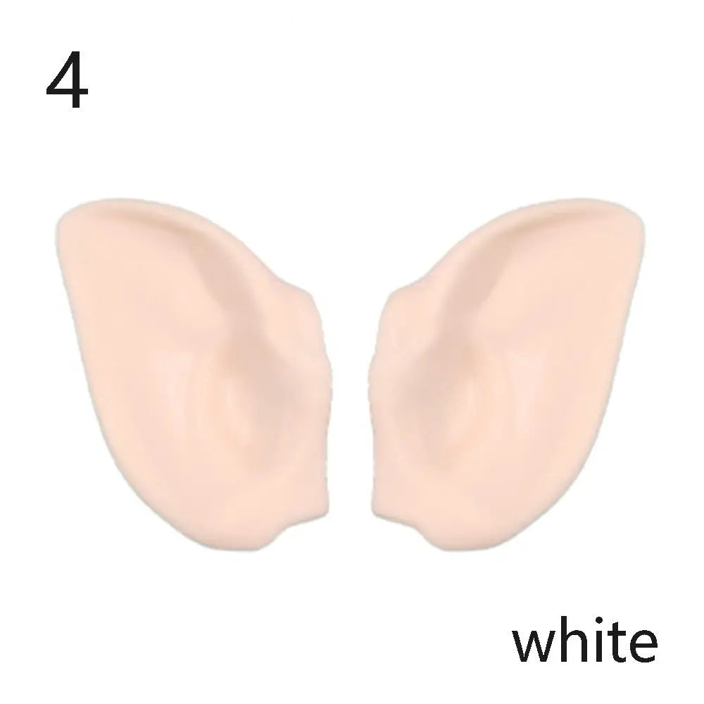 Blyth Doll Elf Ears – White, Tan, Dark & Black Skin Artificial Ear Accessories (Doll Only)