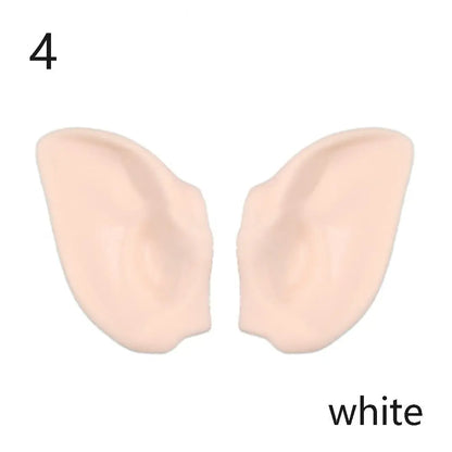 Blyth Doll Elf Ears – White, Tan, Dark & Black Skin Artificial Ear Accessories (Doll Only)