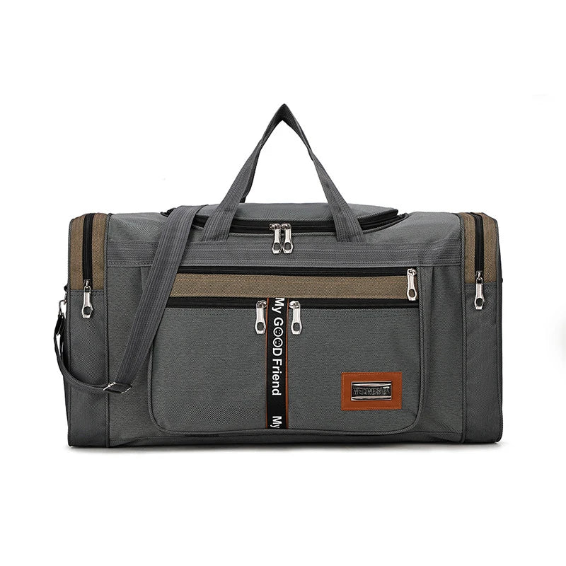 Nylon Travel Duffel Bag for Women & Men – Large Capacity Carry-On, Weekender, Gym & Overnight Sport Tote