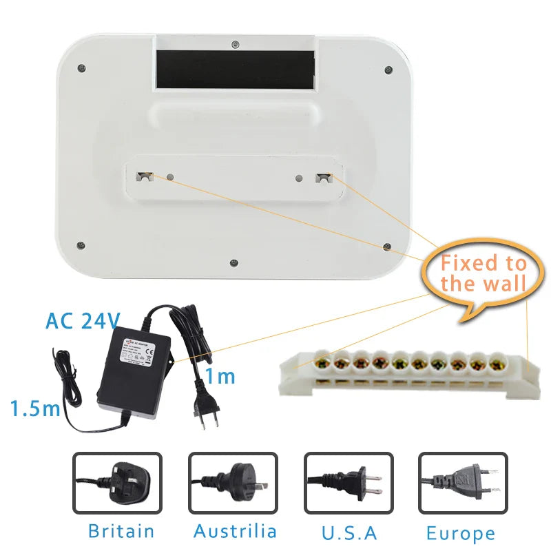 8 Station WiFi Indoor Smart Sprinkler Controller – Remote Irrigation System Control via Phone, Alexa Compatible
