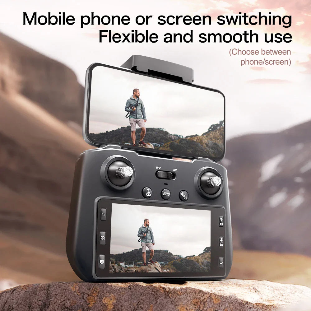 New XT808 Folding Drone – 5G Optical Flow GPS, WIFI Transmission, Professional Aerial Camera Quadcopter Toy Gift