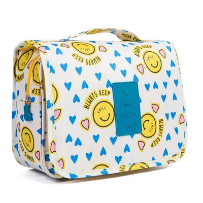 Waterproof Hanging Travel Makeup Bag – Bathroom Cosmetic Organizer for Men & Women