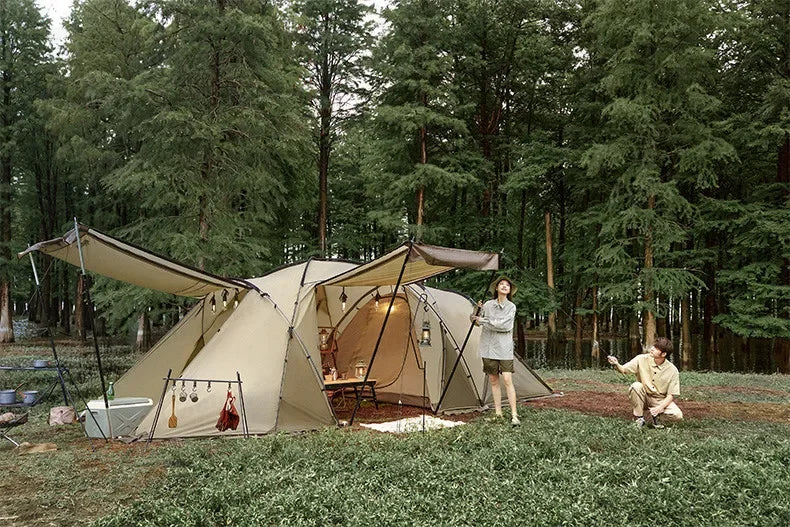 Naturehike Aries Tunnel Tent – 4-6 Person 4-Season Geodesic Outdoor Camping Tent, Double Layer, Large Travel Shelter
