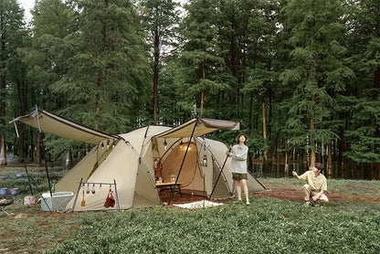 Naturehike Aries Tunnel Tent – 4-6 Person 4-Season Geodesic Outdoor Camping Tent, Double Layer, Large Travel Shelter