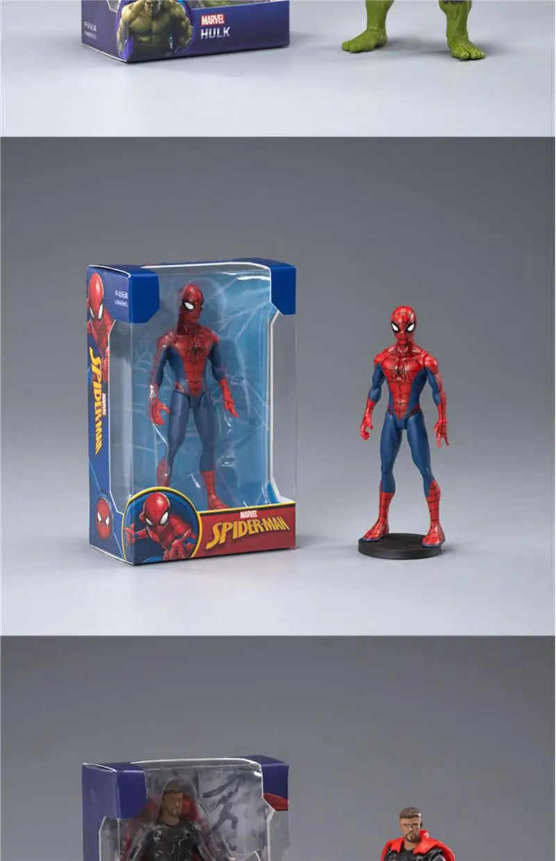 ZD Toys Avengers Legends Action Figures – Iron Man, Spider-Man, Thor, Captain America, Thanos, Hulk, War Machine Gift Set