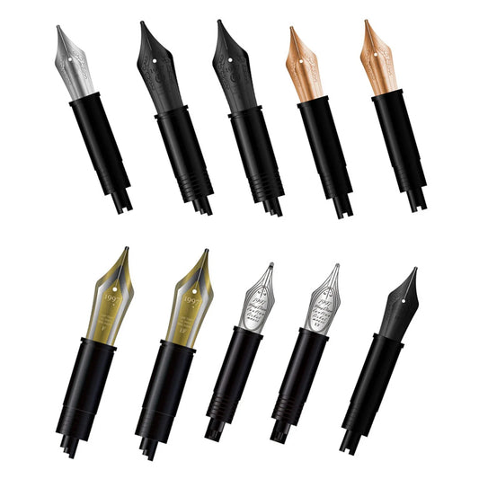 HongDian Fountain Pen Nibs — F/EF/B Replacement Tips for Pens, Spare Nibs for Office & Practice Use