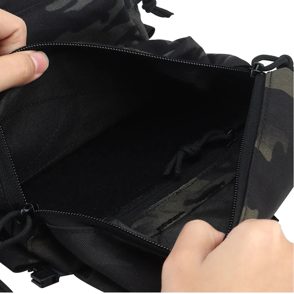 V5 FCPC Tactical Vest Backplate – Military Airsoft Hunting Plate Carrier with Sub-Package, Double Mag & Sundries Pouch