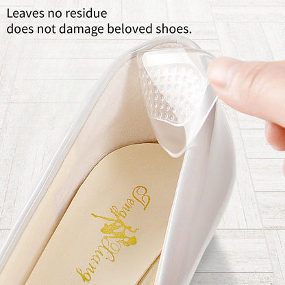 Adjustable Silicone High Heel Protectors — Non-Slip Heel Stickers & Cushion Pads for Women