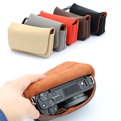 Portable Camera Storage Bag | Protective Case Pouch Inner 1174cm | Compatible with Sony ZV1, ZVE10, LX10, RX100 & Canon G7X III | Convenient Travel Solution