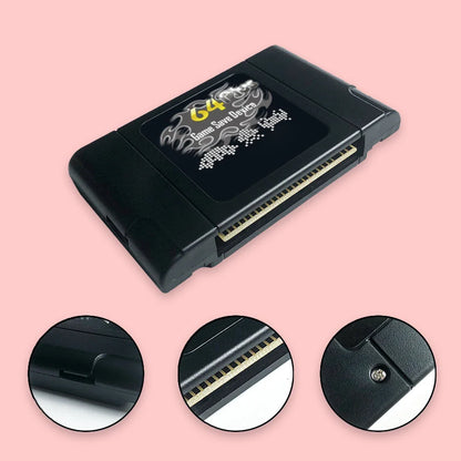 Retro N64 Cartridge 340-in-1 Game — Region-Free USA/JP/EUR for Nintendo 64 with 16GB SD Card