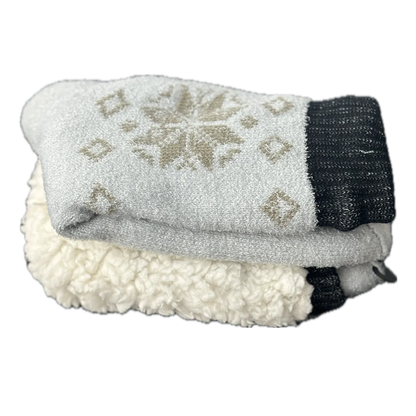 Men’s Winter Thermal Socks – Warm Leopard Print Short Plush Velvet Non-Slip Fuzzy Floor Socks, Camouflage Gift 2023