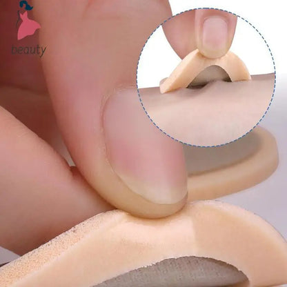 4PCS Callus Cushions & Heel Pads – Foam Toe Protectors for Foot Corns, Bunions, and Shoe Comfort