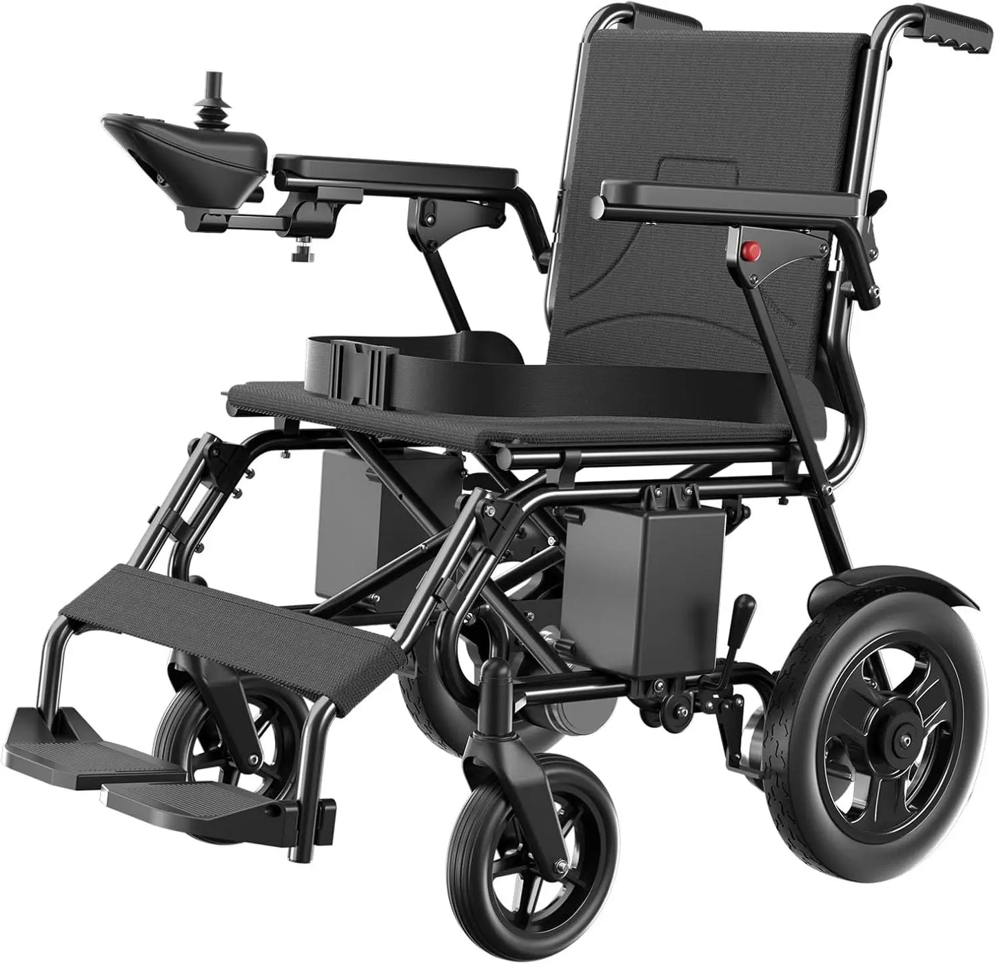 Foldable Electric Wheelchair for Adults — Intelligent Power Wheelchair with 15 Mile Long Range