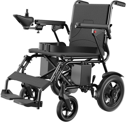 Foldable Electric Wheelchair for Adults — Intelligent Power Wheelchair with 15 Mile Long Range